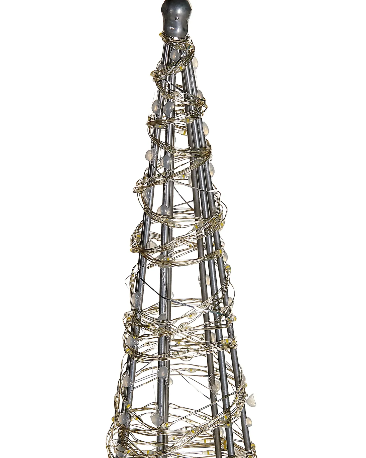 Dekoracja ogrodowa LED KOTALA Choinka 57 cm Srebrny