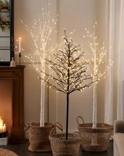 Dekoracja ogrodowa LED LAPPI Choinka 160 cm Biały