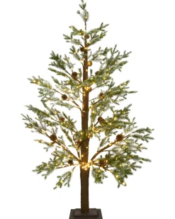 Dekoracja ogrodowa LED LAUGARAS Choinka 150 cm Zielony