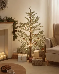 Dekoracja ogrodowa LED LAUGARAS Choinka 150 cm Zielony