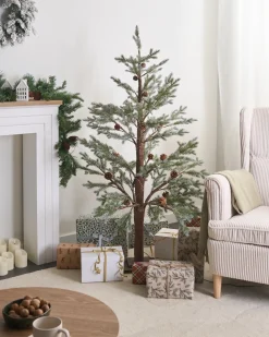 Dekoracja ogrodowa LED LAUGARAS Choinka 150 cm Zielony
