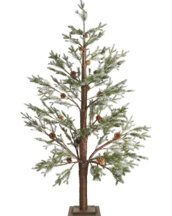 Dekoracja ogrodowa LED LAUGARAS Choinka 150 cm Zielony