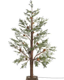 Dekoracja ogrodowa LED LAUGARAS Choinka 150 cm Zielony