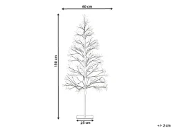 Dekoracja ogrodowa LED LONKARI Drzewko 150 cm Brązowy