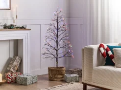 Dekoracja ogrodowa LED LONKARI Drzewko 150 cm Brązowy