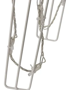Dekoracja ogrodowa LED MIKKELI Ruchomy renifer 76/47/52 cm Biały