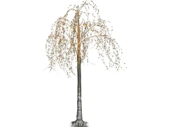 Dekoracja ogrodowa LED NILLAKA Drzewko 145 cm Srebrny