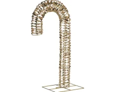 Dekoracja ogrodowa LED NORRESO Laska cukrowa 74 cm Złoty