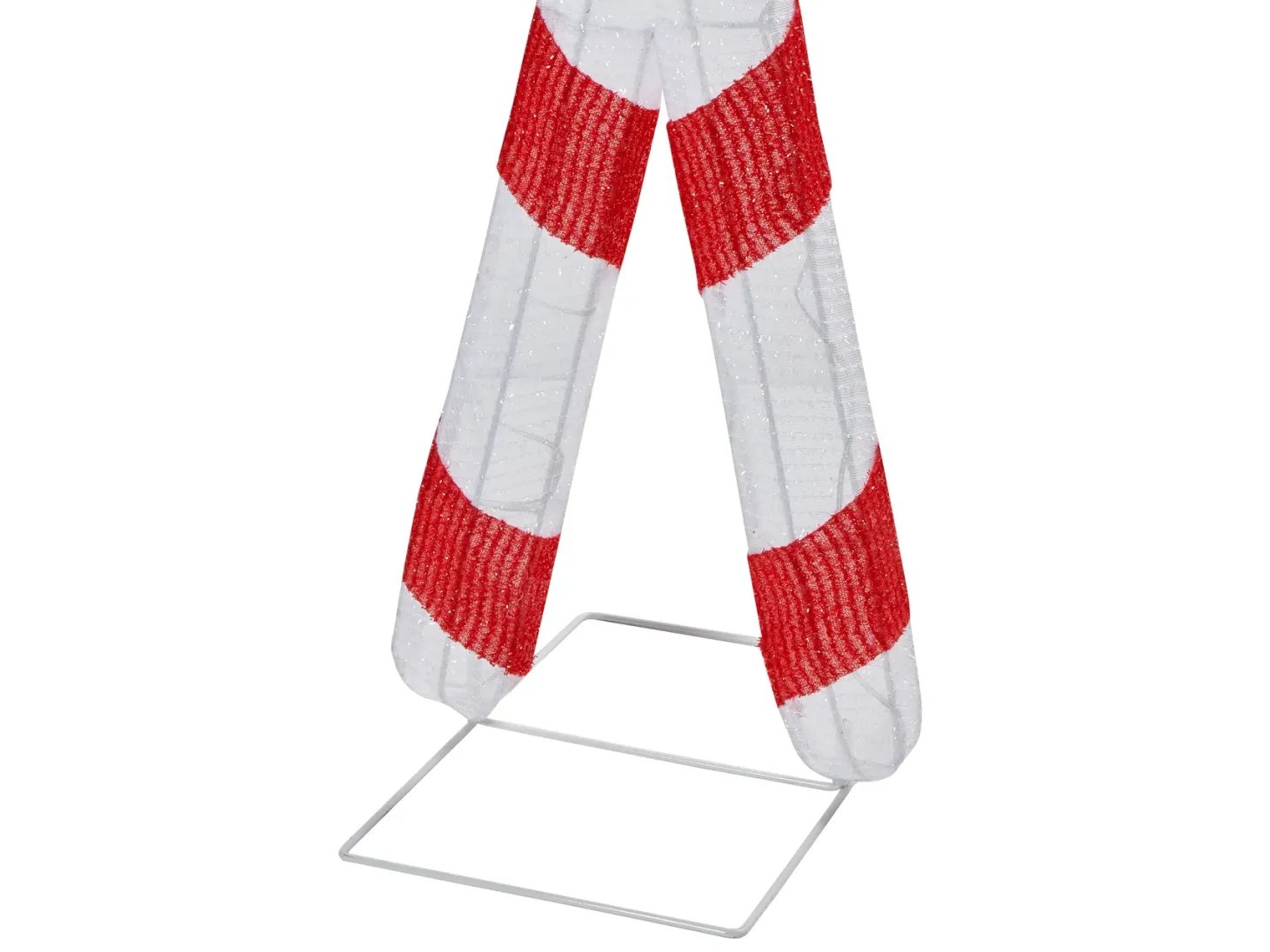 Dekoracja ogrodowa LED OLASVIK 90 cm Biały Czerwony