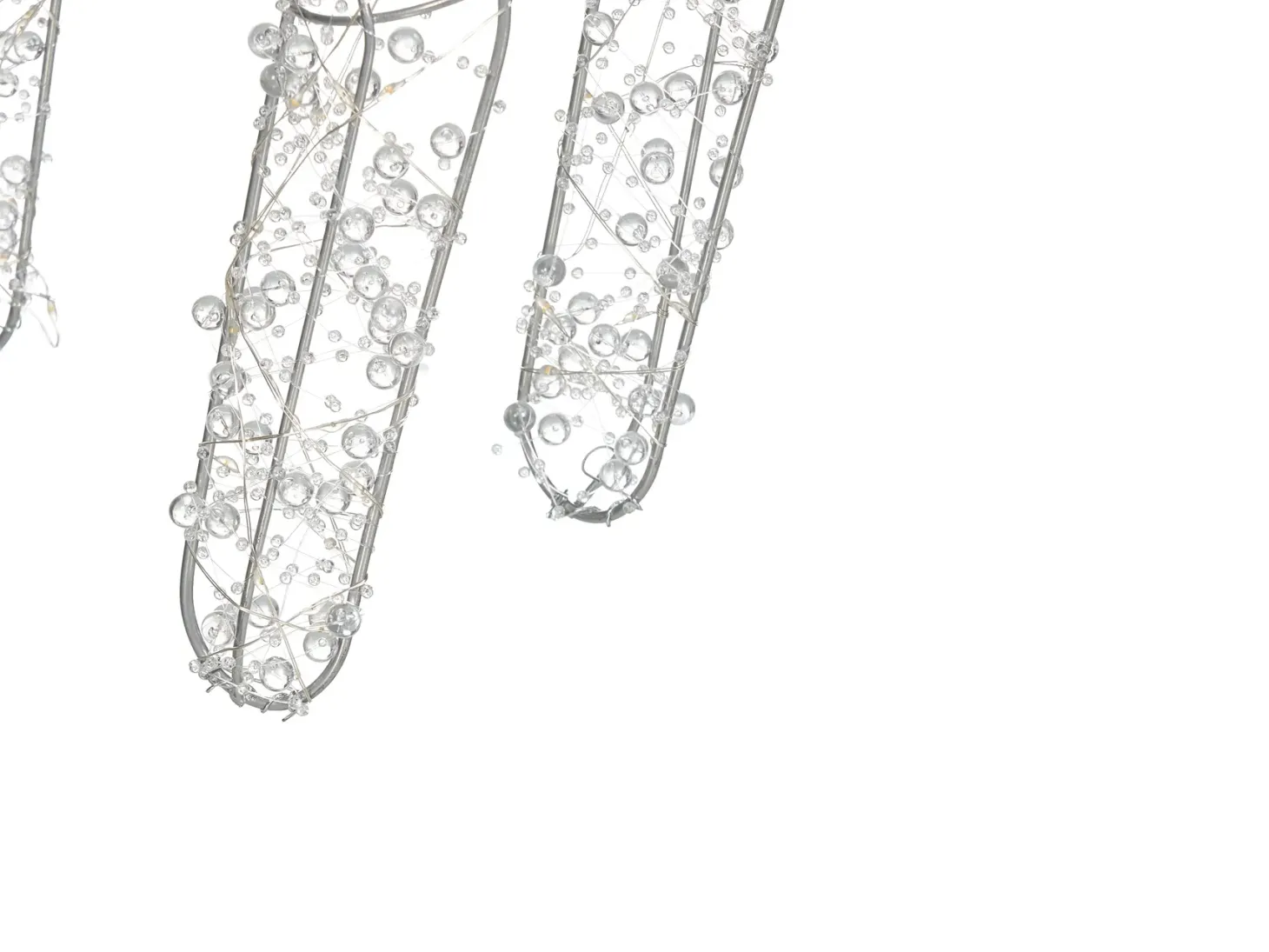 Dekoracja ogrodowa LED OLDENOR Renifer 70 cm Srebrny