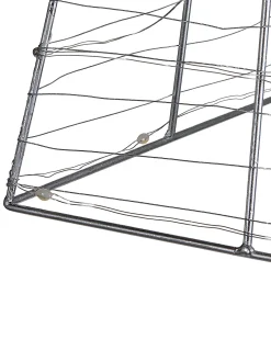 Dekoracja ogrodowa LED PUKSALA Choinka 60 cm Srebrny
