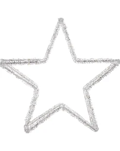 Dekoracja ogrodowa LED SIMO Gwiazda 31 cm Biały