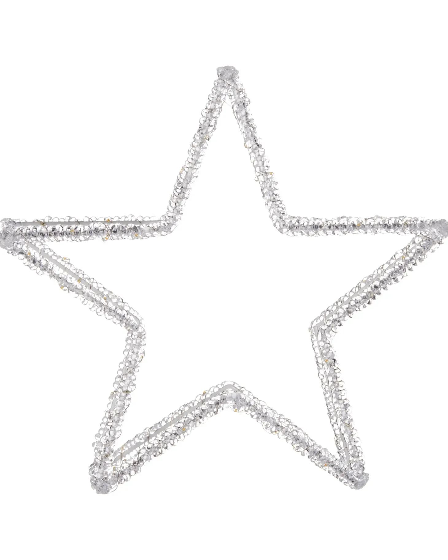 Dekoracja ogrodowa LED SIMO Gwiazda 31 cm Biały