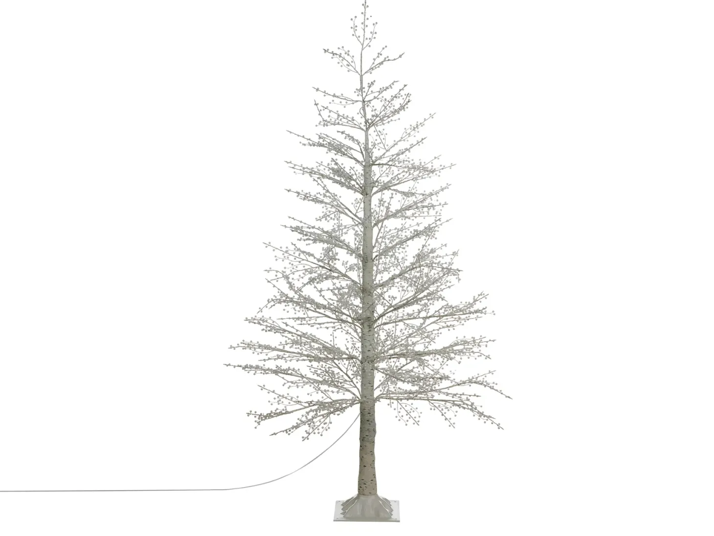 Dekoracja ogrodowa LED SUONTEE Choinka 180 cm Biały