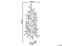 Dekoracja ogrodowa LED TORSA Drzewko 180 cm Zielony