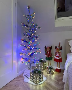 Dekoracja ogrodowa LED TORSA Drzewko 180 cm Zielony