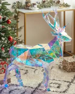 Dekoracja ogrodowa Smart LED Sterowane aplikacją POLARIS Renifer 90 cm Kolorowy