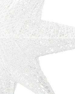 Dekoracja ogrodowa wisząca LED OSMA Gwiazda 67 cm Biały