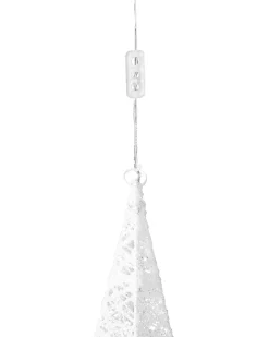 Dekoracja ogrodowa wisząca LED OSMA Gwiazda 67 cm Biały