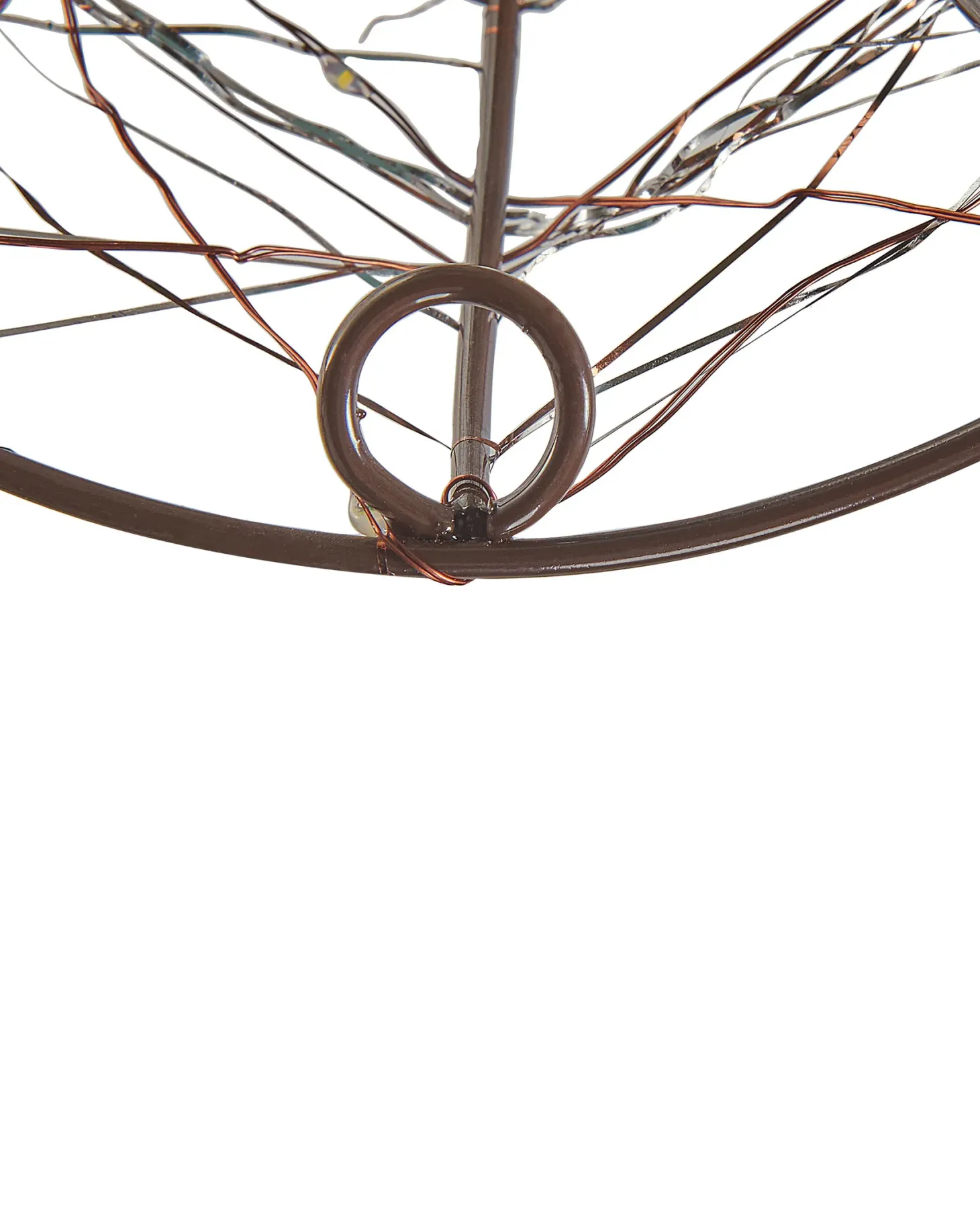Dekoracja ogrodowa wisząca LED NELLIM Renifer 47 cm Czarny