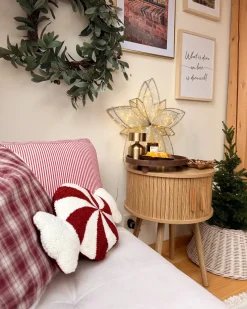Dekoracja ogrodowa wisząca LED HOFSOS Gwiazda 50 cm Srebrny