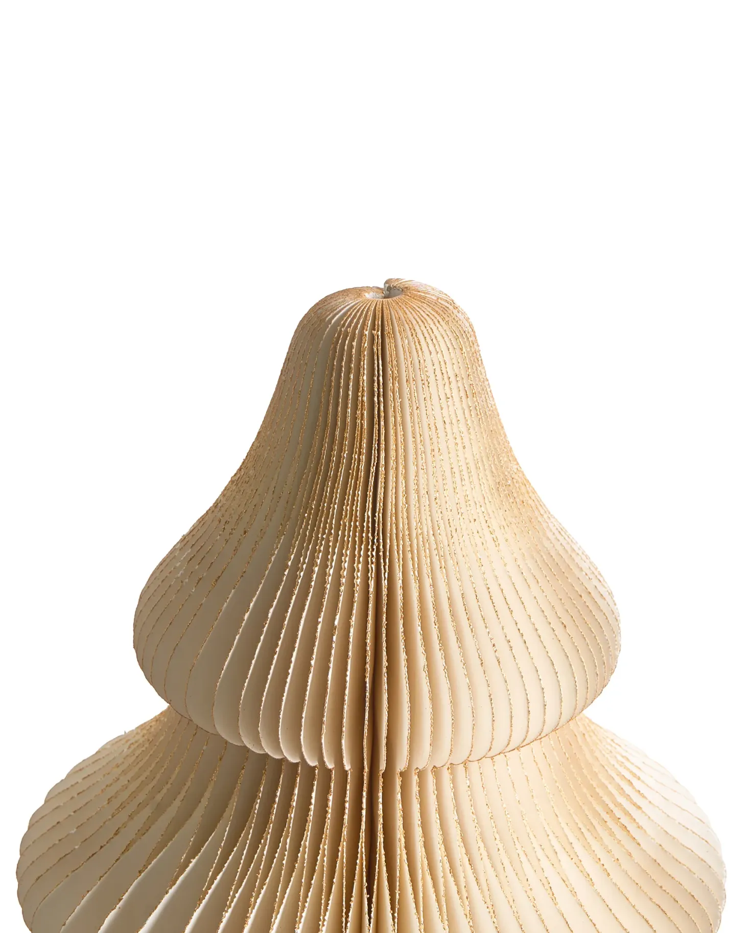 Dekoracja świąteczna Lampa stołowa DREVJA Choinka 51 cm Beżowy