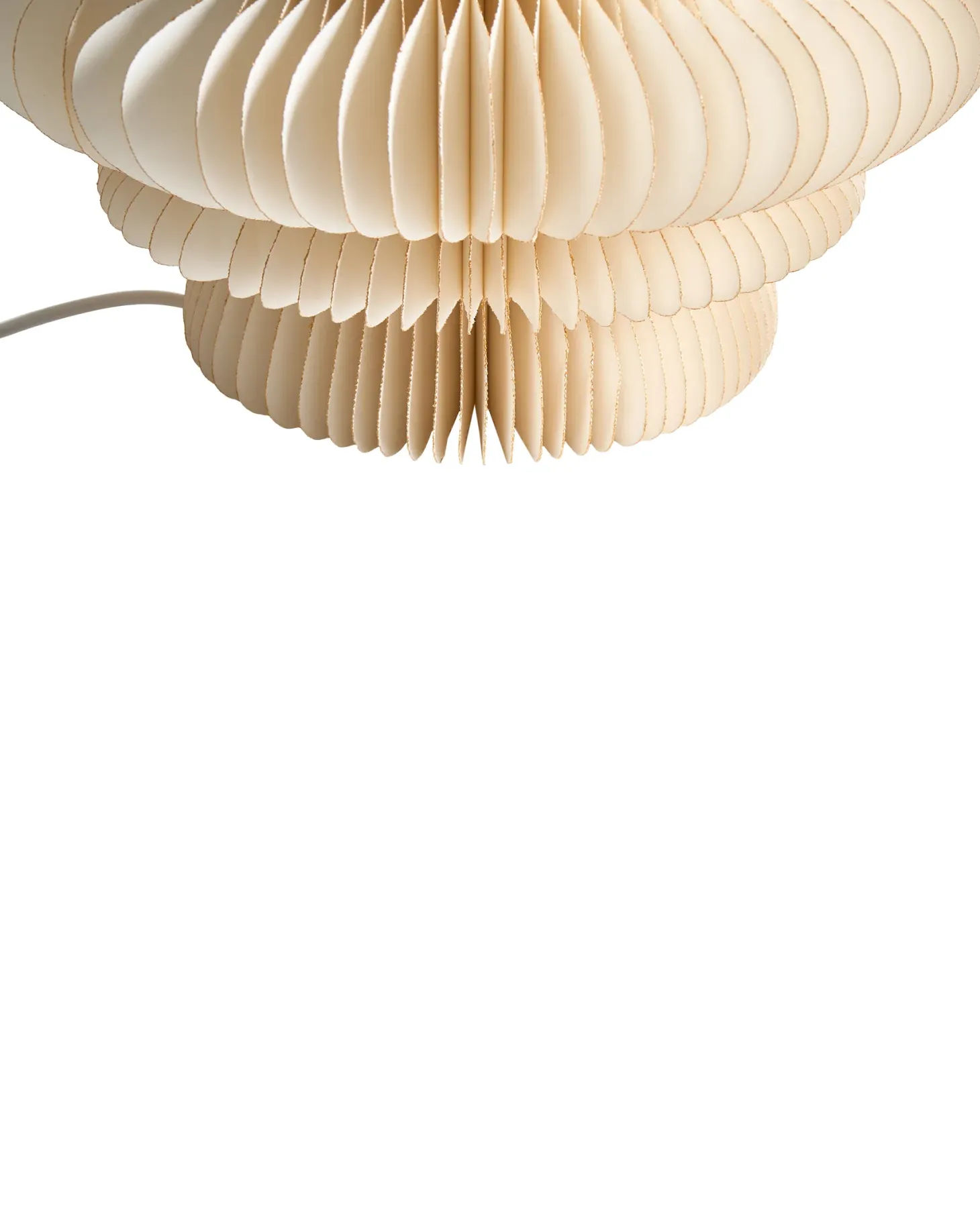 Dekoracja świąteczna Lampa stołowa DREVJA Choinka 51 cm Beżowy