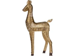 Dekoracja świąteczna LED AKUREYRI Renifer 110 cm Złoty