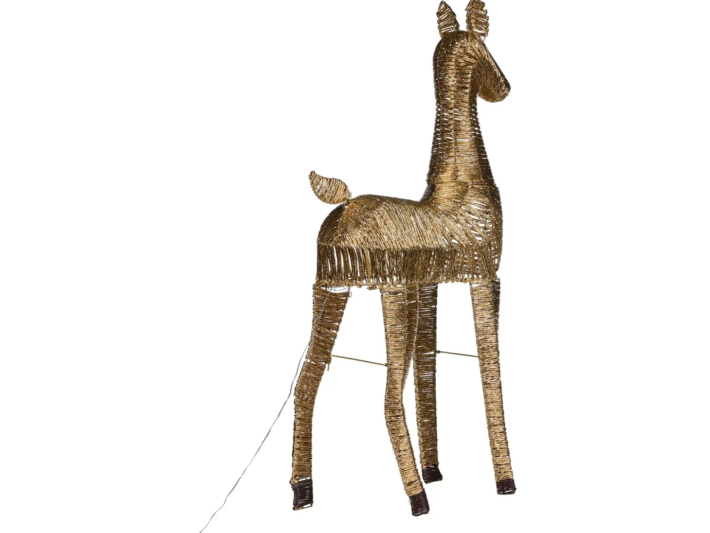 Dekoracja świąteczna LED AKUREYRI Renifer 110 cm Złoty