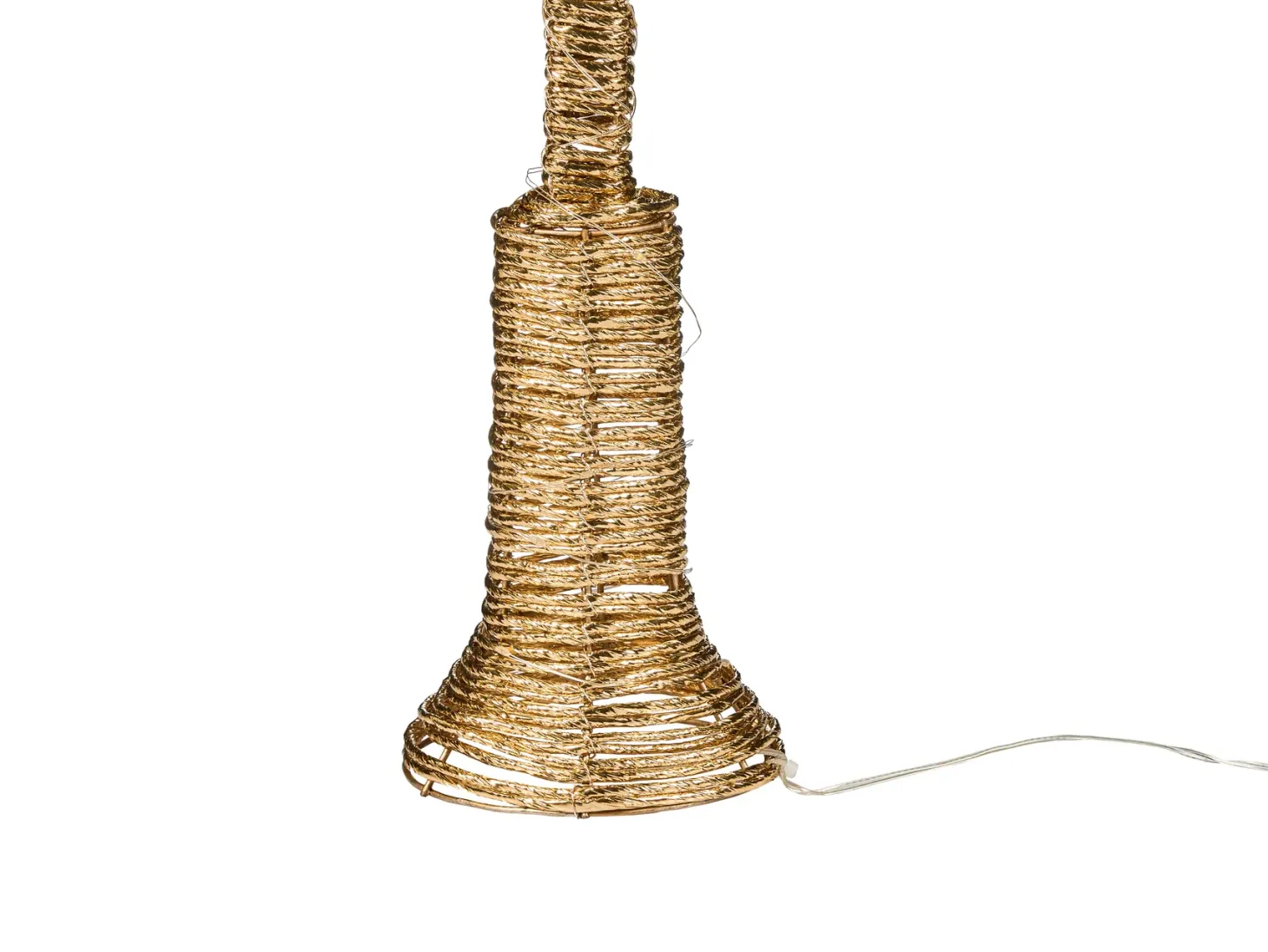 Dekoracja świąteczna LED ALFTANES Latarnia 62 cm Złoty