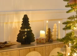 Dekoracja świąteczna LED ANDAN Choinka 41 cm Zielony