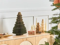 Dekoracja świąteczna LED ANDAN Choinka 41 cm Zielony