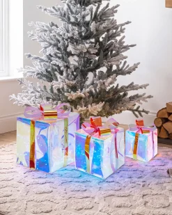 Dekoracja świąteczna LED CAPELLA Prezenty świąteczne 15/20/25 cm Kolorowy
