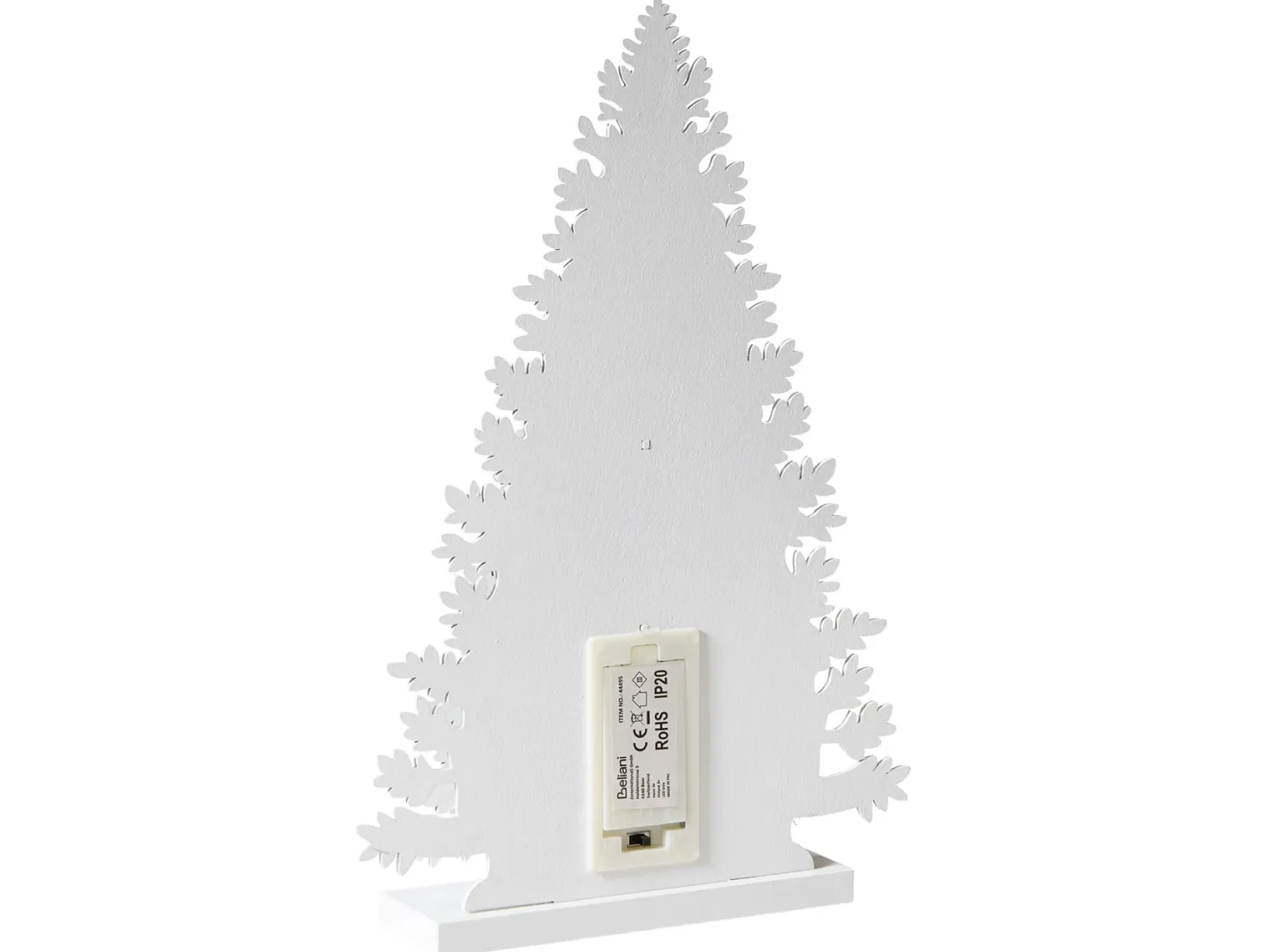 Dekoracja świąteczna LED EMMESAN Choinka 33 cm Biały