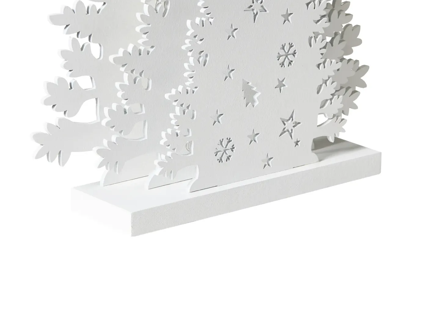 Dekoracja świąteczna LED EMMESAN Choinka 33 cm Biały