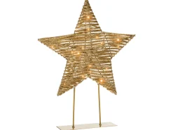 Dekoracja świąteczna LED FARUP Gwiazda 51 cm Złoty