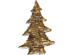 Dekoracja świąteczna LED FURESO Choinka 60 cm Naturalny