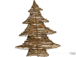 Dekoracja świąteczna LED FURESO Choinka 60 cm Naturalny
