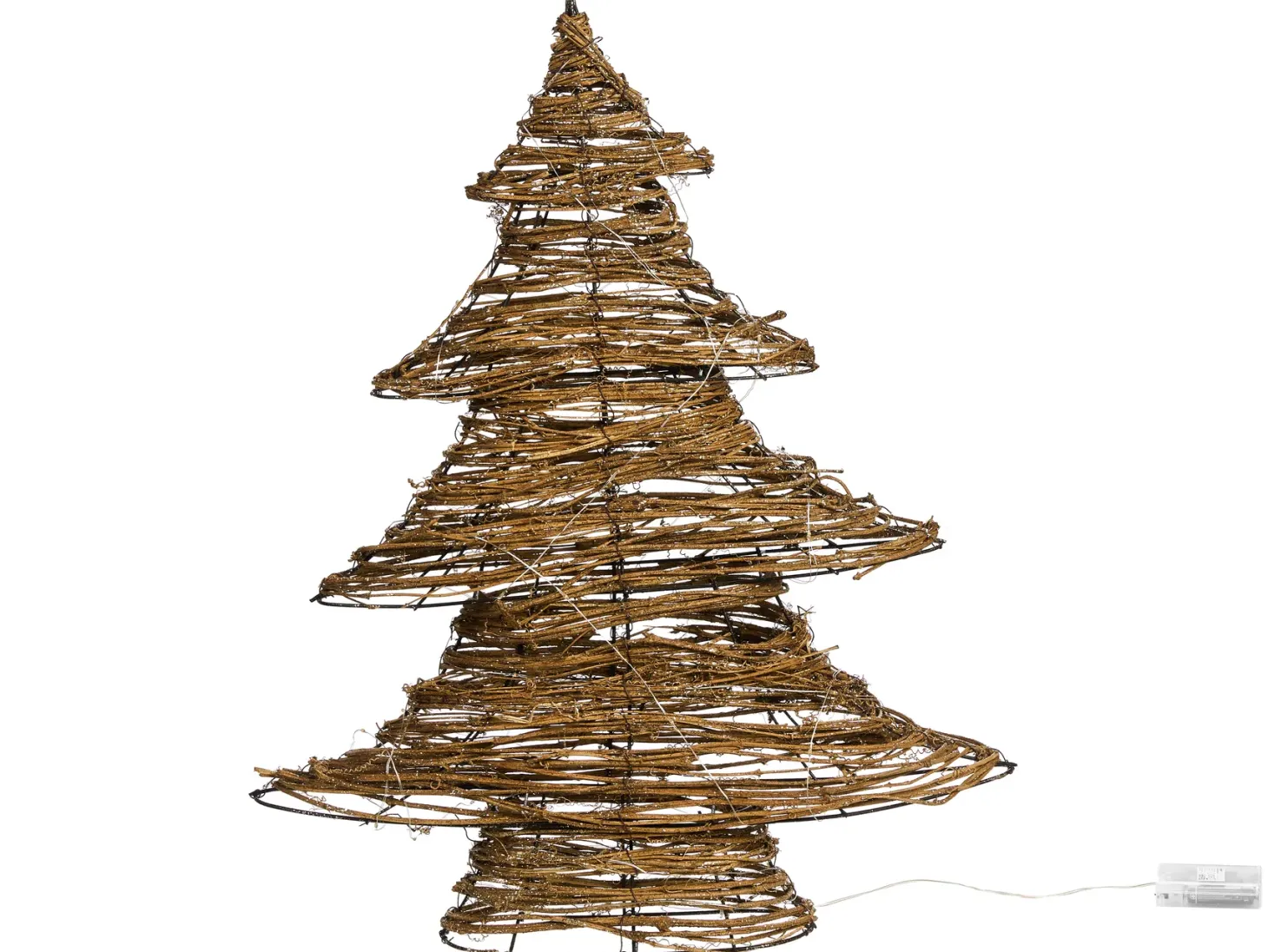 Dekoracja świąteczna LED FURESO Choinka 60 cm Naturalny