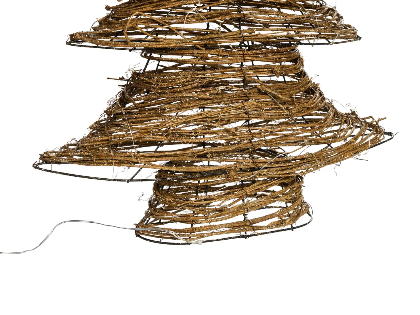 Dekoracja świąteczna LED FURESO Choinka 60 cm Naturalny