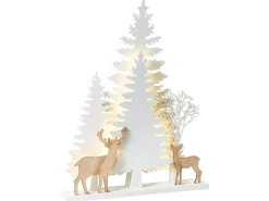Dekoracja świąteczna LED GISSELAN 45 cm Biały