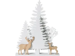 Dekoracja świąteczna LED GISSELAN 45 cm Biały