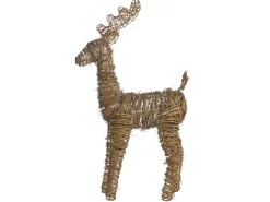 Dekoracja świąteczna LED GRINDAVIK Renifer 97 cm Naturalny