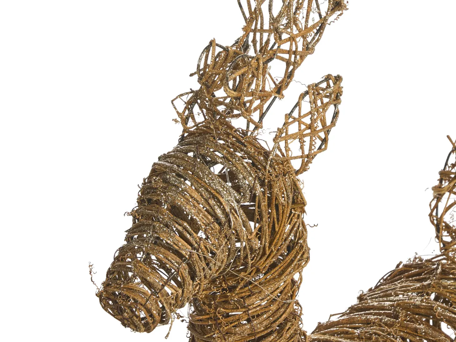 Dekoracja świąteczna LED GRINDAVIK Renifer 97 cm Naturalny