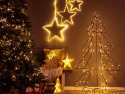 Dekoracja świąteczna LED IMPALA Kalendarz adwentowy 40 cm Jasnobrązowy