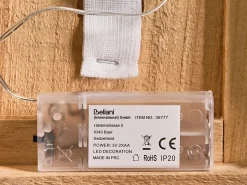 Dekoracja świąteczna LED LENTIRA Latarnia 80 cm Jasnobrązowy