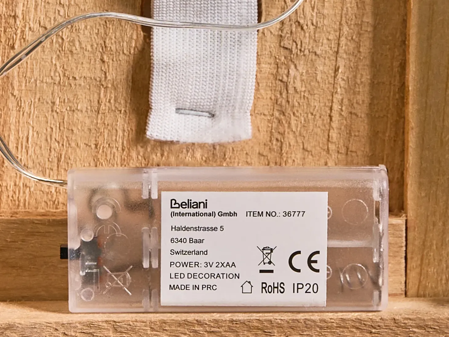 Dekoracja świąteczna LED LENTIRA Latarnia 80 cm Jasnobrązowy