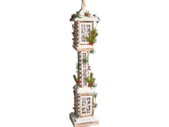 Dekoracja świąteczna LED LENTIRA Latarnia 80 cm Jasnobrązowy