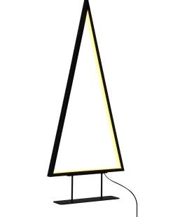 Dekoracja świąteczna LED LOPPI Choinka 47/69 cm Czarny