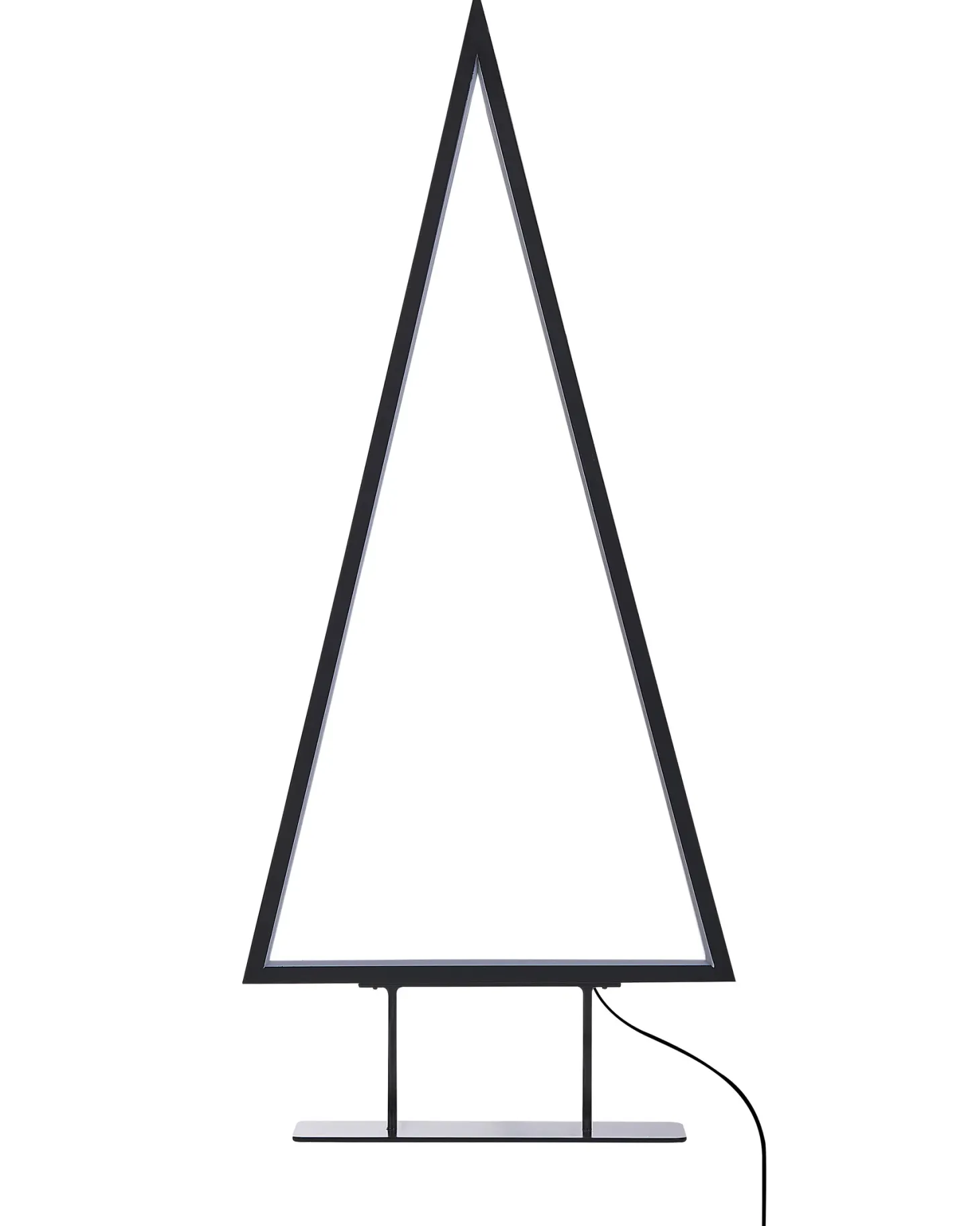 Dekoracja świąteczna LED LOPPI Choinka 47/69 cm Czarny